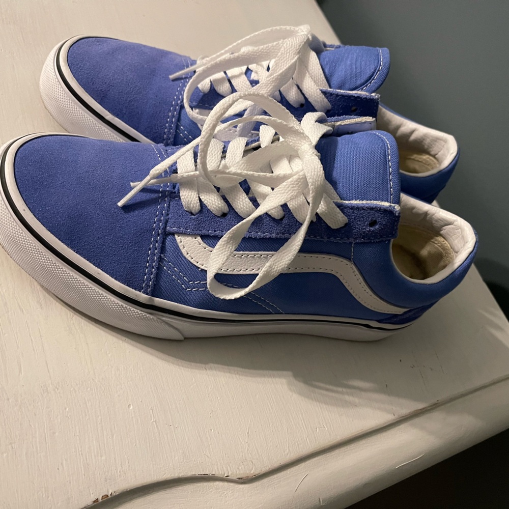 Blue vans.
